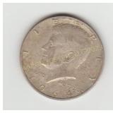 1964 US Silver Kennedy Half Dollar Coin