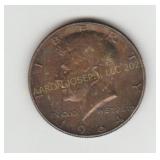 1964D US Silver Kennedy Half Dollar Coin