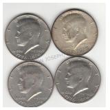 40% Silver 1967 Kennedy Half Dollar Coins