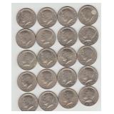(20) US Kennedy Half Dollar Coins