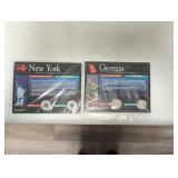 Two AMERICAN HISTORIC SOCITEY Quarter Sets