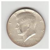 1964 US Silver Kennedy Half Dollar Coin