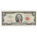 1963 US Two Dollar Red Note