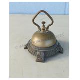Antique Victorian Brass Desk Bell