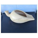 Antique CC THOMPSON Ironstone Bed Pan/Urinal