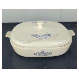 Vintage CORNING WARE Covered Vegetable Pan