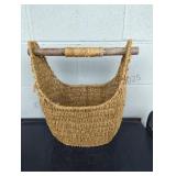 Vintage Wicker Magazine Rack