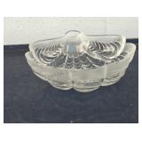 Vintage MI CASA Crystal Scalloped Bowl