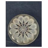 Vintage Crystal Tidbit Dish
