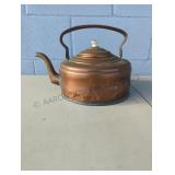Antique FULTON & CO Brass Tea Kettle