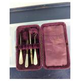 Vintage Mother of Pearl Vanity Set