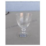 Vintage Bohemia Crystal Cordial Glass
