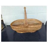Vintage Handled Wicker Basket