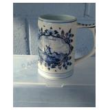Vintage Regina  DELFT  BLUE Porcelain Stein