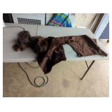 Brown Fur Wrap