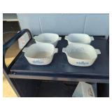 Four Vintage CORNING WARE 1-1/2 Quart Bowls