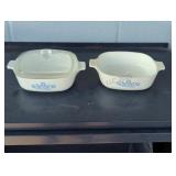 Two Vintage CORNING WARE 1 Quart Bowls