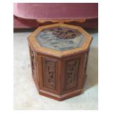 Vintage Wood inlaid Coffee Table