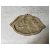 Vintage Brown Bag Cookie Art Shortbread Pan
