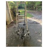 Vintage Wrought Iron Chandelier