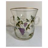 Vintage Romain Crystal Ice Bucket