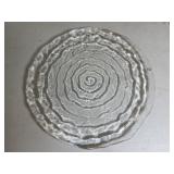 vintage IVV (Industria Italian) art  Glass Tray