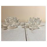 GOLDINGER SHANNON Set of 2 Crystal Candle Holders
