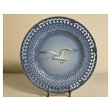 B&G  Pierced Porcelain Seagull Anniversary Plate