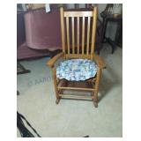 Wood Vintage Rocking Chair