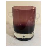 Vintage Krosno Poland Art Glass Ice Bucket