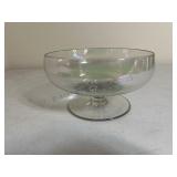Vintage TARNOW iridescent Crystal Bowl