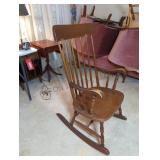 Wood Vintage Rocking Chair