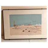 HANDLMAN Horses Serigraph Print