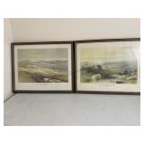 Four Vintage DAVID ROBERTS Israel Lithographs