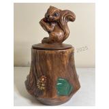 Vintage Ceramic Squirrel Cookie Jar