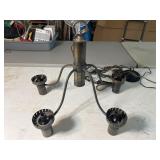 Vintage Five Arm Metal Chandelier