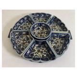 Vintage Ceramic appetizer tray.