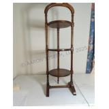 Wood 3 Tier Plate Holder