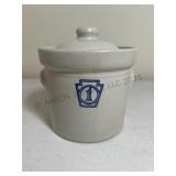 Vintage PFLATZGRAFF#1 Yorktown ceramic Canister