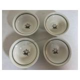 Four ROYAL COPENHAGEN Porcelain Bowls