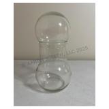 Vintage Glass Covered Candy Bowl