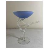 Vintage ALIGA footed candy dish