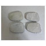 (4) Quartz Coasters