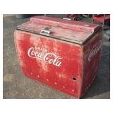 Antique Coca-Cola Coke Cooler Patio Ice Chest