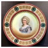 Austria Queen Hortense Portrait Plate
