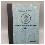 VTG LIBRARY OF COINS KENNEDY HALF DOLLAR ALBUM
