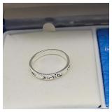Sz 8 925 SILVER PURITY RING