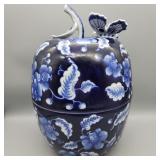BOMBAY CHINOISERIE LARGE APPLE W BUTTERFLY JINGER