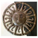 Haitian Steel Art Sun, Artisan Made, Pierced &