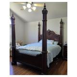 Queen Size Four Post Bed Frame Only